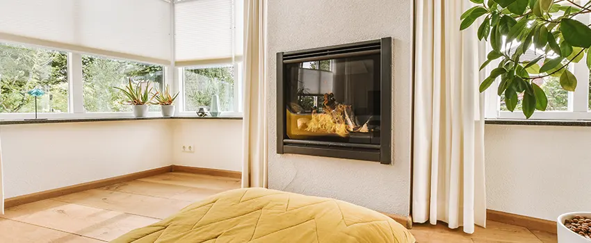 Residential Fireplace Ceramic Glass Installation in Fountainebleau, FL