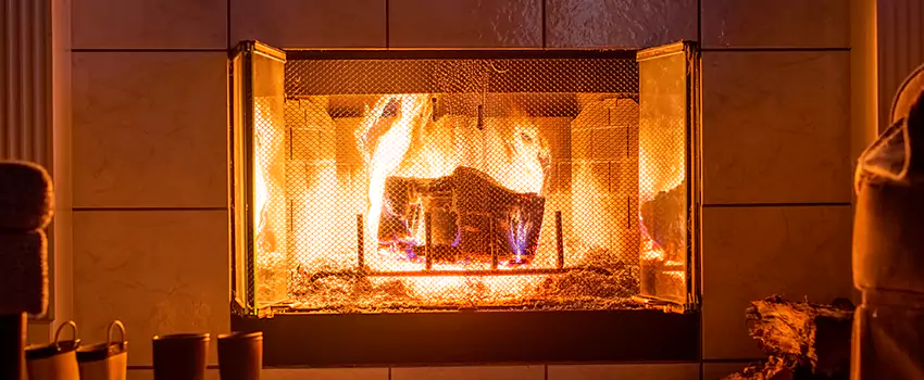 Mendota Hearth Landscape Fireplace Installation in Fountainebleau, Florida