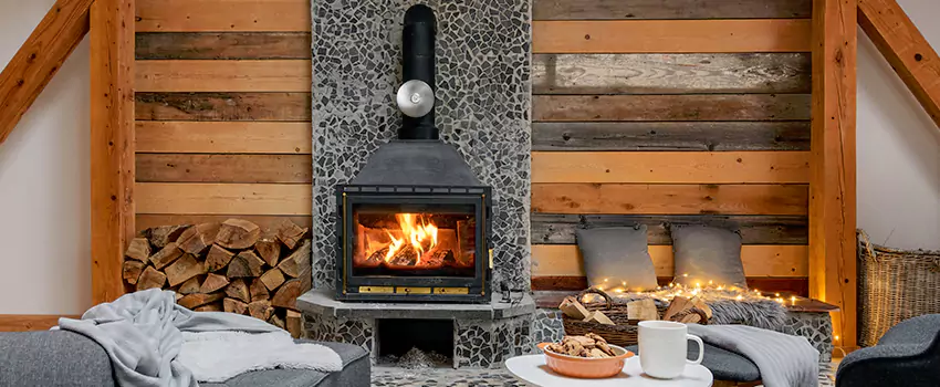 Thelin Hearth Products Direct Vent Gas Stove Fireplace Inspection in Fountainebleau, Florida